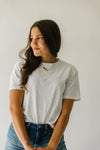 The Fynlynn Daisy Print Tee in White
