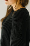 The Ivanna Knit Sweater in Black