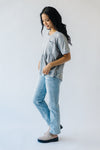The Zary Relaxed Tee in Grey