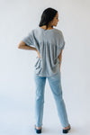 The Zary Relaxed Tee in Grey