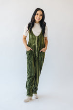 The Weldon Corduroy Jumpsuit in Olive
