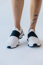 SOREL: Women's Kinetic™ Impact II Strap Sneaker in Sea Salt + Black