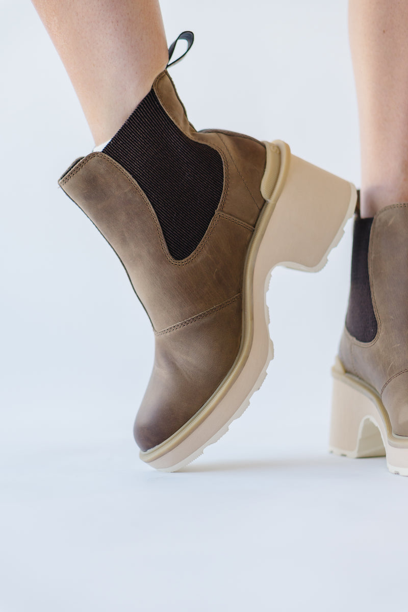 brugt rustfri Betydning SOREL: Hi-Line™ Heel Chelsea Boot in Umber + Ceramic – Piper & Scoot