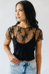 The Haswell Lace Detail Blouse in Black