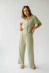 The Berens Textured Pant in Green