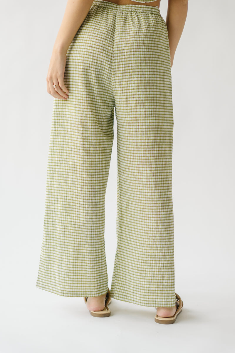 The Berens Textured Pant in Green