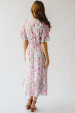 The Harbin Floral Midi Dress in Blossom