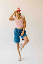 The Adamson Bermuda Short in Denim Blue