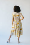 The Gilray Patterned Dress in Sunset