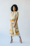 The Gilray Patterned Dress in Sunset