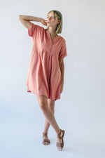 The Dorris Casual Dress in Coral