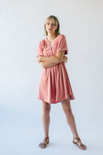 The Dorris Casual Dress in Coral