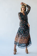 Free People: See it Through Dress in Black Combo