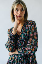 Free People: See it Through Dress in Black Combo