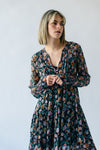 Free People: See it Through Dress in Black Combo