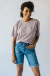 The OK Cool Graphic Tee in Lilac