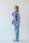 The Off the Wall Checkered Cardigan in Lavender Haze