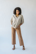 The Arvin Collar Sweater in Oatmeal