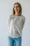 The Lomita Floral Long Sleeve Top in Dusty Pink