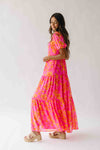 The Anaya Floral Maxi Dress in Pink Combo