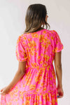 The Anaya Floral Maxi Dress in Pink Combo