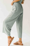 The Riggins Embroidered Pant in Sage