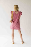 The Alda Mineral Shift Dress in Mauve