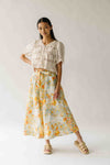 The Rosenberg Wide Leg Floral Pant in Multi