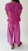 The Ruttinger Smocked Detail Set in Orchid (SHIPS END OF SEPTEMBER)