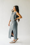 The Parry Knit Tank + Skirt Set in Charcoal