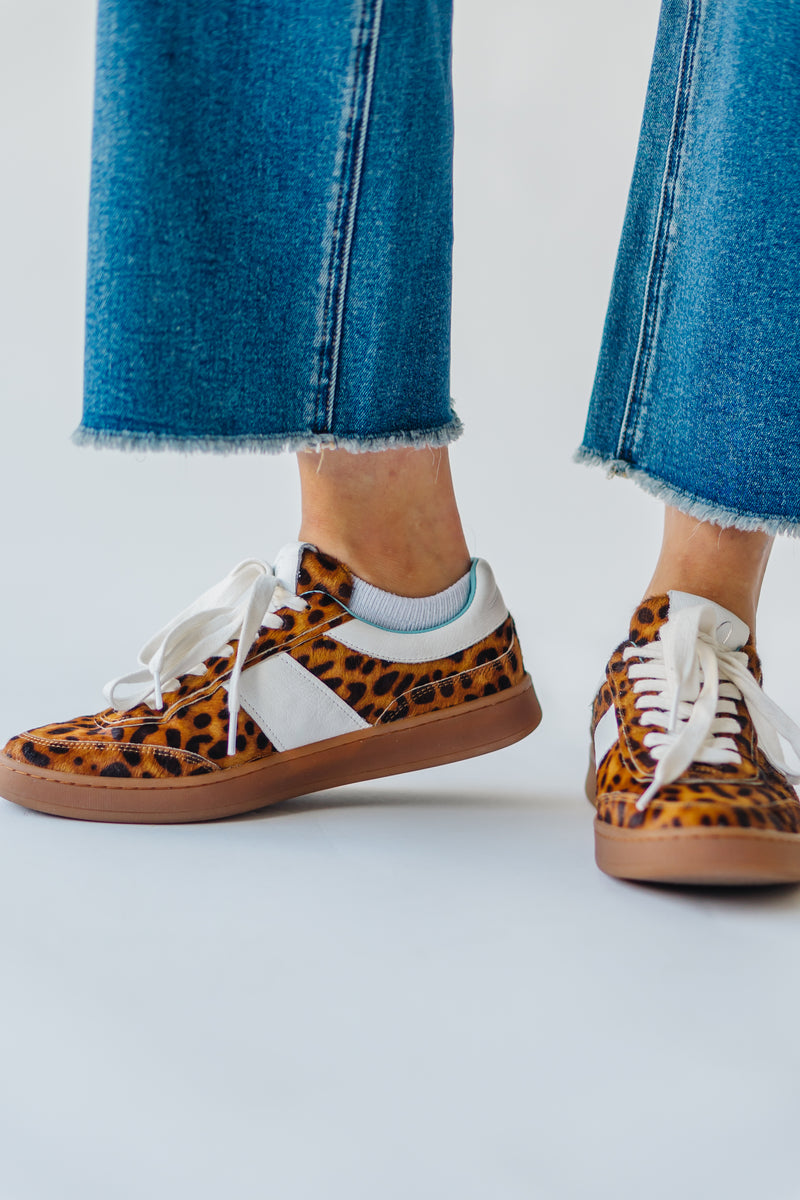 Matisse: Quincy Sneaker in Tan Leopard