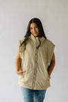 The Rinaldi Puffer Vest in Macadamia