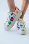 Chinese Laundry: Rambling Crochet Sneaker in Pink Multi