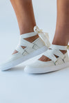 Seychelles: Ribbons Sneaker in Ivory