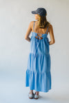 The Aspen Tiered Tank Dress in Light Blue