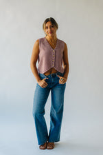 The Hoppins Wide Leg Jean in Medium Indigo