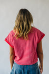 The Pollack Striped Tee in Pink