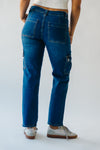 The Tyree Cargo Denim Jean in Dark Blue