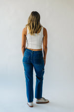 The Tyree Cargo Denim Jean in Dark Blue