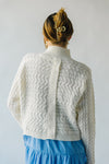 The Bellows Cable Knit Sweater in Ivory