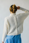 The Bellows Cable Knit Sweater in Ivory