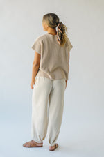 The Spackman Sweater Pant in Ivory