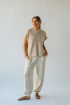 The Spackman Sweater Pant in Ivory