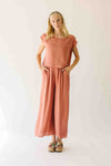 The Catarina Flowy Woven Set in Mauve