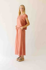 The Catarina Flowy Woven Set in Mauve