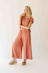 The Catarina Flowy Woven Set in Mauve