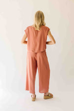 The Catarina Flowy Woven Set in Mauve
