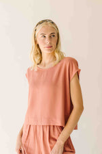 The Catarina Flowy Woven Set in Mauve