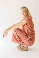 The Catarina Flowy Woven Set in Mauve