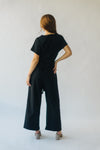 Piper & Scoot: The Wide Leg Bianca Jumpsuit in Black